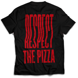 Camiseta respect the pizza Can Pizza