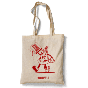 Tote bag Can Pizza